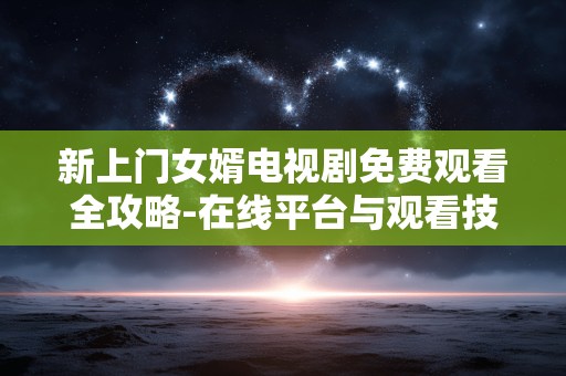 新上门女婿电视剧免费观看全攻略-在线平台与观看技巧解析