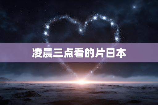 凌晨三点看的片日本