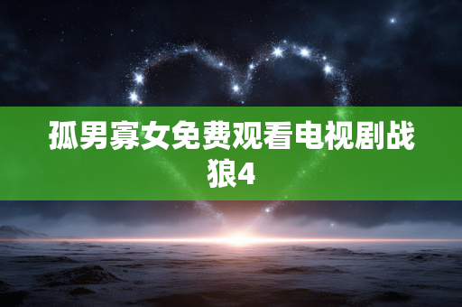 孤男寡女免费观看电视剧战狼4
