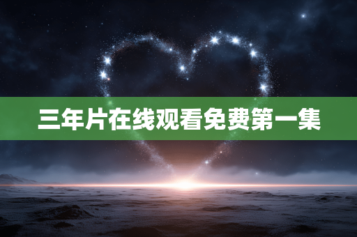 三年片在线观看免费第一集