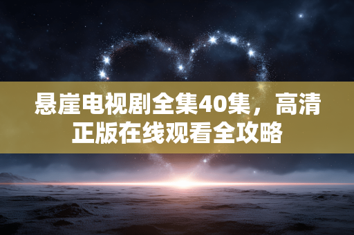 悬崖电视剧全集40集,高清正版在线观看全攻略 悬崖电视剧全集40集,高清正版在线观看全攻略