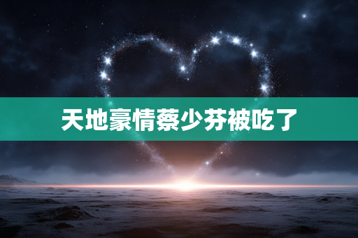 天地豪情蔡少芬被吃了