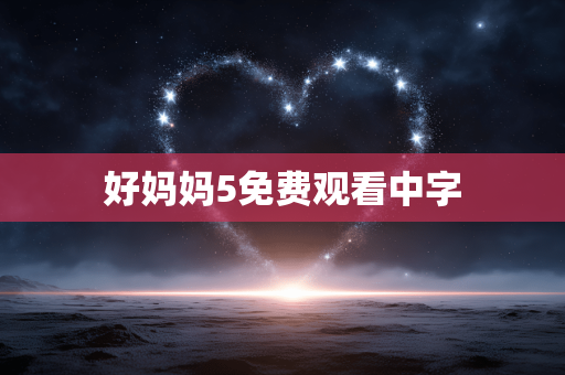 好妈妈5免费观看中字