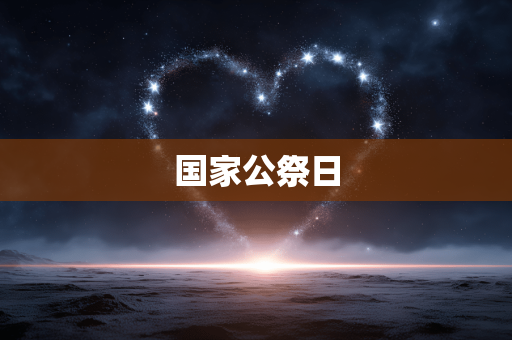 国家公祭日
