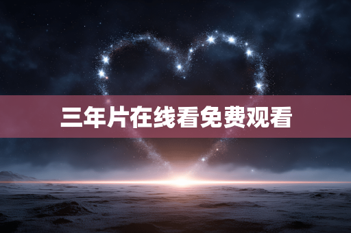 三年片在线看免费观看