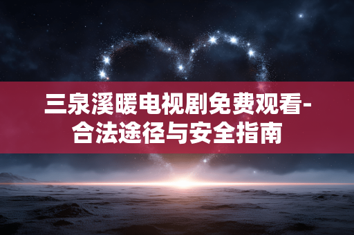 三泉溪暖电视剧免费观看-合法途径与安全指南