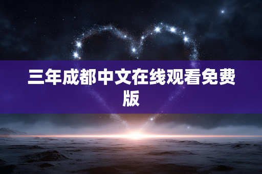 三年成都中文在线观看免费版