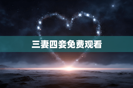 三妻四妾免费观看