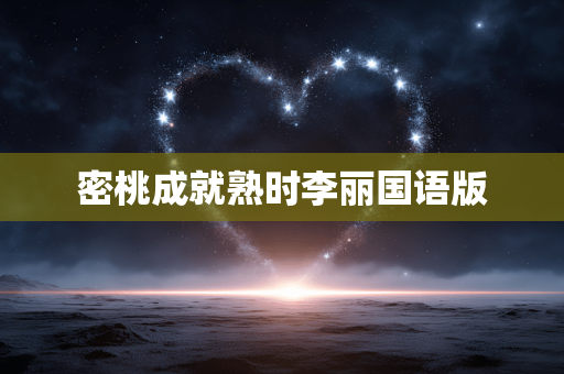 密桃成就熟时李丽国语版