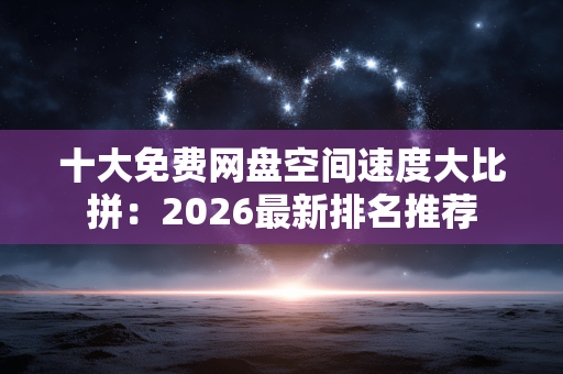 十大免费网盘空间速度大比拼：2026最新排名推荐