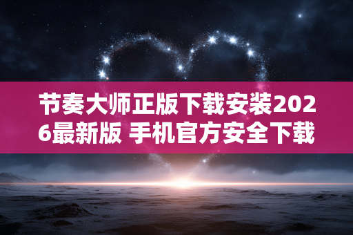 节奏大师正版下载安装2026最新版 手机官方安全下载入口 节奏大师正版下载安装2026最新版 手机官方安全下载入口