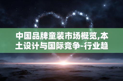 中国品牌童装市场概览,本土设计与国际竞争-行业趋势分析