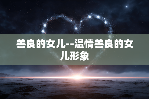 善良的女儿--温情善良的女儿形象