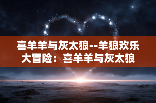 喜羊羊与灰太狼--羊狼欢乐大冒险：喜羊羊与灰太狼