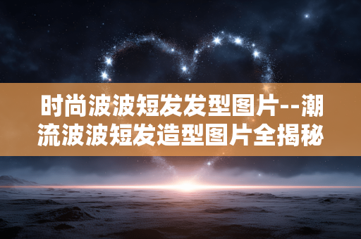 时尚波波短发发型图片--潮流波波短发造型图片全揭秘