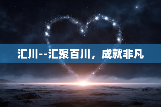 汇川--汇聚百川，成就非凡