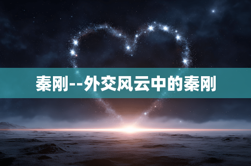 秦刚--外交风云中的秦刚