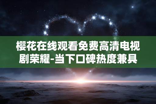 樱花在线观看免费高清电视剧荣耀-当下口碑热度兼具的青春热血剧在哪儿能看全集