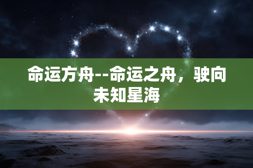 命运方舟--命运之舟，驶向未知星海