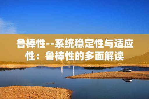 鲁棒性--系统稳定性与适应性：鲁棒性的多面解读