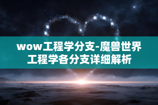 wow工程学分支-魔兽世界工程学各分支详细解析 wow工程学分支-魔兽世界工程学各分支详细解析
