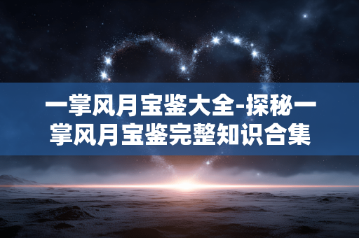 一掌风月宝鉴大全-探秘一掌风月宝鉴完整知识合集 一掌风月宝鉴大全-探秘一掌风月宝鉴完整知识合集