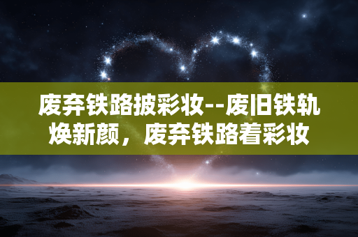 废弃铁路披彩妆--废旧铁轨焕新颜，废弃铁路着彩妆