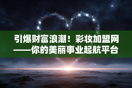 引爆财富浪潮!彩妆加盟网——你的美丽事业起航平台! 引爆财富浪潮!彩妆加盟网——你的美丽事业起航平台!