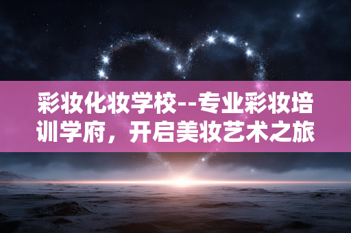 彩妆化妆学校--专业彩妆培训学府，开启美妆艺术之旅