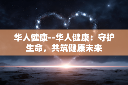 华人健康--华人健康：守护生命，共筑健康未来