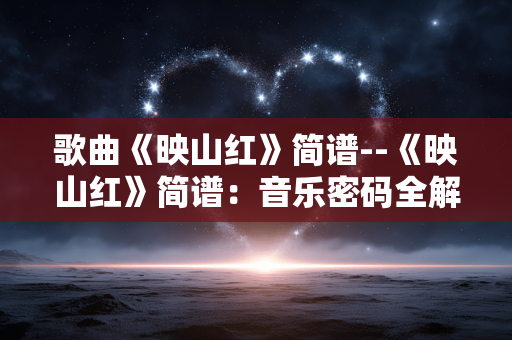 歌曲《映山红》简谱--《映山红》简谱：音乐密码全解析