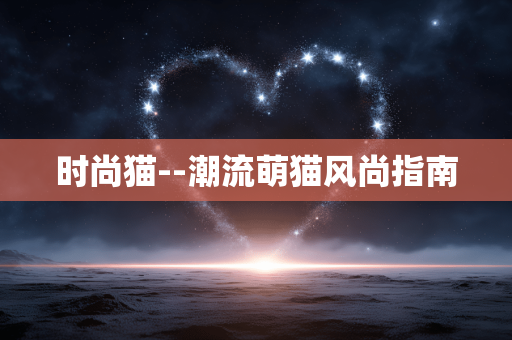 时尚猫--潮流萌猫风尚指南