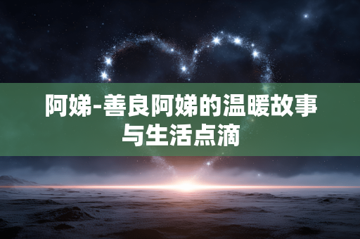 阿娣-善良阿娣的温暖故事与生活点滴 阿娣-善良阿娣的温暖故事与生活点滴