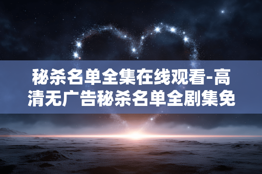 秘杀名单全集在线观看-高清无广告秘杀名单全剧集免费看 秘杀名单全集在线观看-高清无广告秘杀名单全剧集免费看