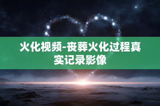 火化视频-丧葬火化过程真实记录影像 火化视频-丧葬火化过程真实记录影像