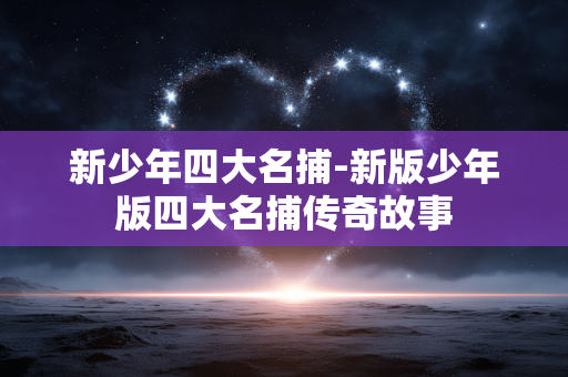新少年四大名捕-新版少年版四大名捕传奇故事 新少年四大名捕-新版少年版四大名捕传奇故事