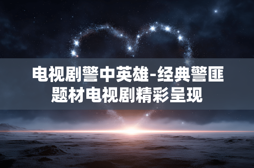 电视剧警中英雄-经典警匪题材电视剧精彩呈现 电视剧警中英雄-经典警匪题材电视剧精彩呈现
