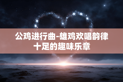 公鸡进行曲-雄鸡欢唱韵律十足的趣味乐章 公鸡进行曲-雄鸡欢唱韵律十足的趣味乐章