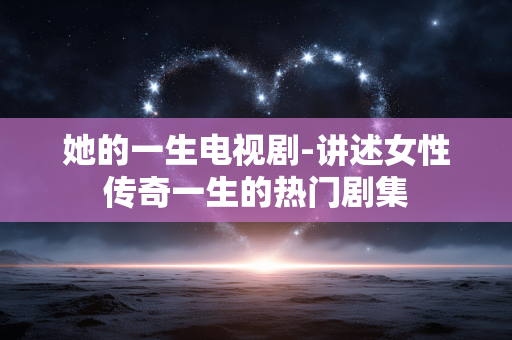 她的一生电视剧-讲述女性传奇一生的热门剧集