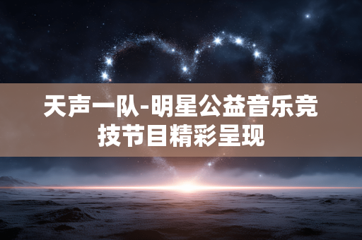 天声一队-明星公益音乐竞技节目精彩呈现 天声一队-明星公益音乐竞技节目精彩呈现