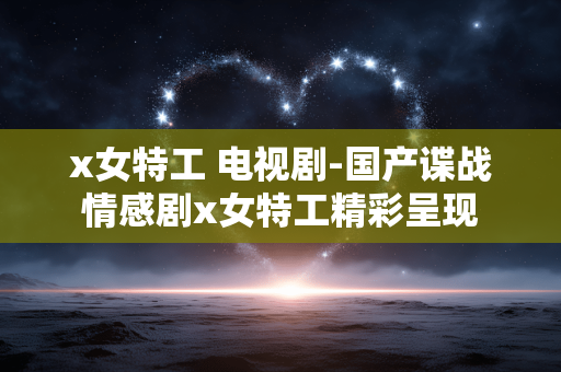 x女特工 电视剧-国产谍战情感剧x女特工精彩呈现