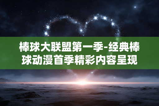 棒球大联盟第一季-经典棒球动漫首季精彩内容呈现 棒球大联盟第一季-经典棒球动漫首季精彩内容呈现