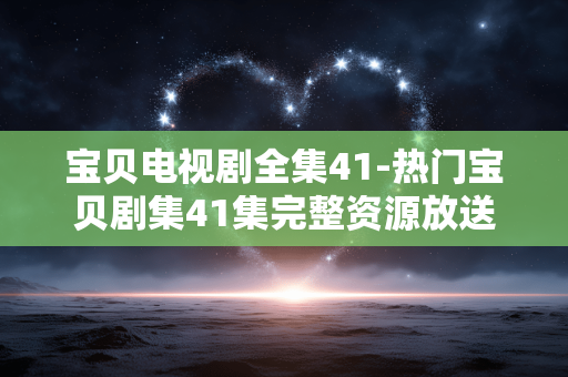 宝贝电视剧全集41-热门宝贝剧集41集完整资源放送