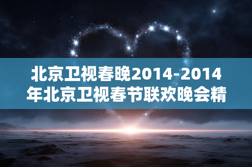 北京卫视春晚2014-2014年北京卫视春节联欢晚会精彩看点
