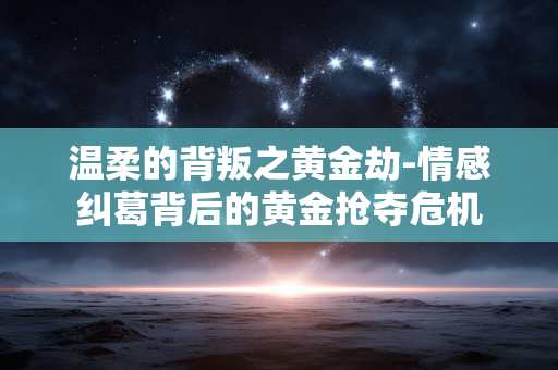 温柔的背叛之黄金劫-情感纠葛背后的黄金抢夺危机