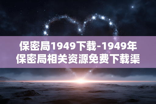 保密局1949下载-1949年保密局相关资源免费下载渠道 保密局1949下载-1949年保密局相关资源免费下载渠道