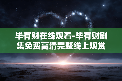 毕有财在线观看-毕有财剧集免费高清完整线上观赏