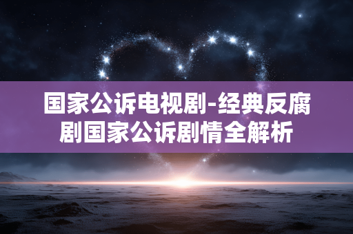 国家公诉电视剧-经典反腐剧国家公诉剧情全解析 国家公诉电视剧-经典反腐剧国家公诉剧情全解析