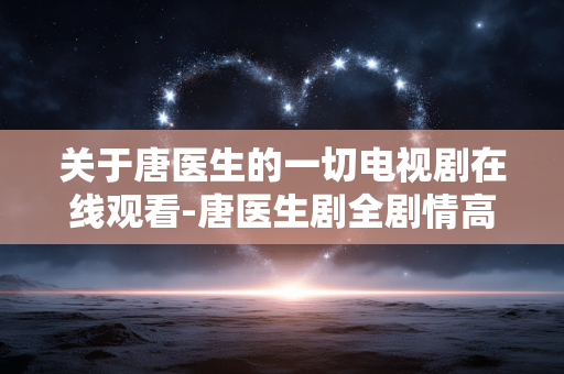 关于唐医生的一切电视剧在线观看-唐医生剧全剧情高清在线免费看途径