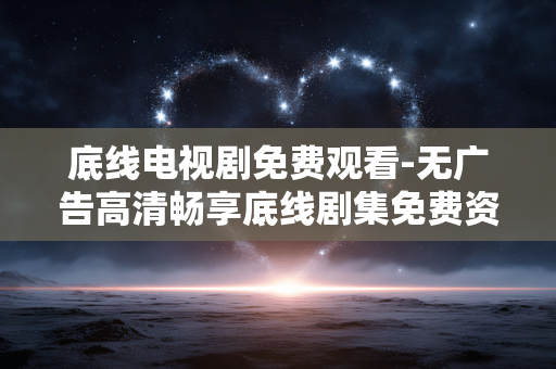 底线电视剧免费观看-无广告高清畅享底线剧集免费资源